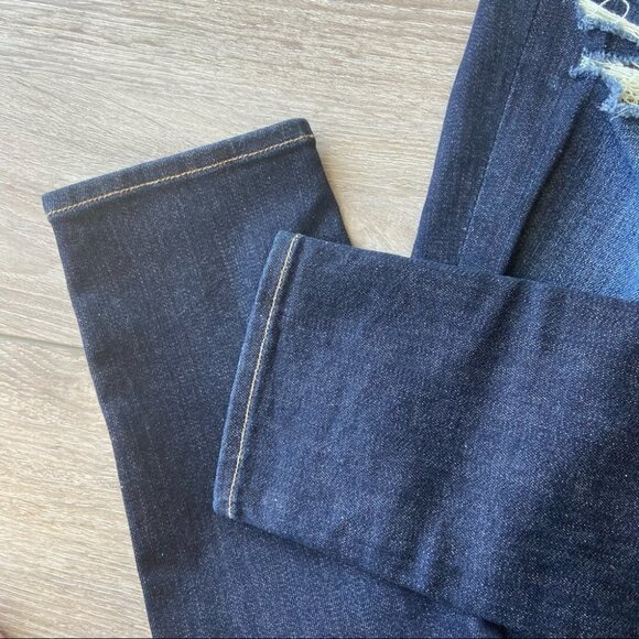 Frame Denim Indiana Square Distressed Le De Jeanne Ripped Skinny Jeans - Picture 5 of 13